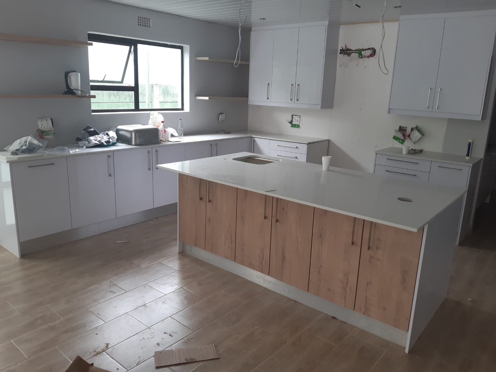 Apex kitchen countertop and island project